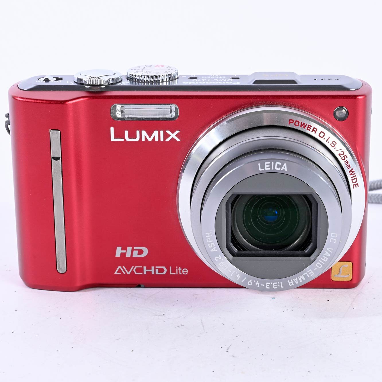 Panasonic LUMIX DMC-TZ10 12.1MP Digitalkamera rot