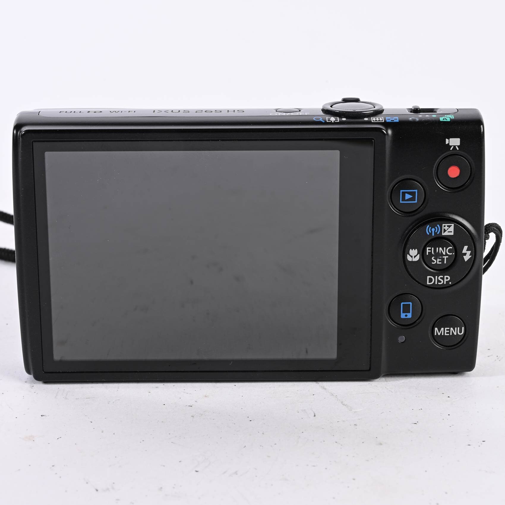 Canon IXUS 265 HS 16MP Digitalkamera 12x Zoom schwarz Full HD Wi-Fi