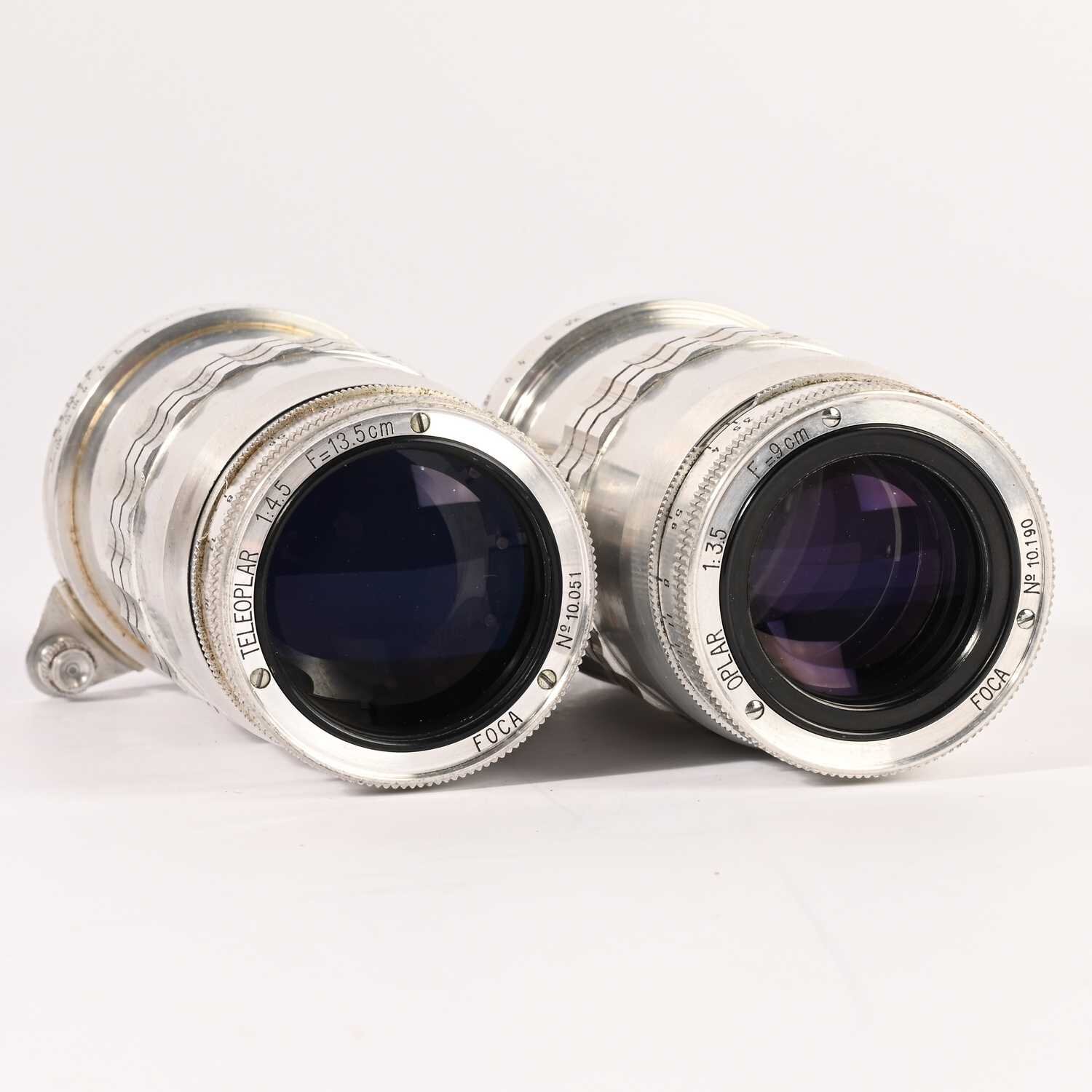 OPL Foca Universel R 5 Lens set accessories System case Oplar 1,9/5cm, Oplar 6,3/28cm, 5 Lens