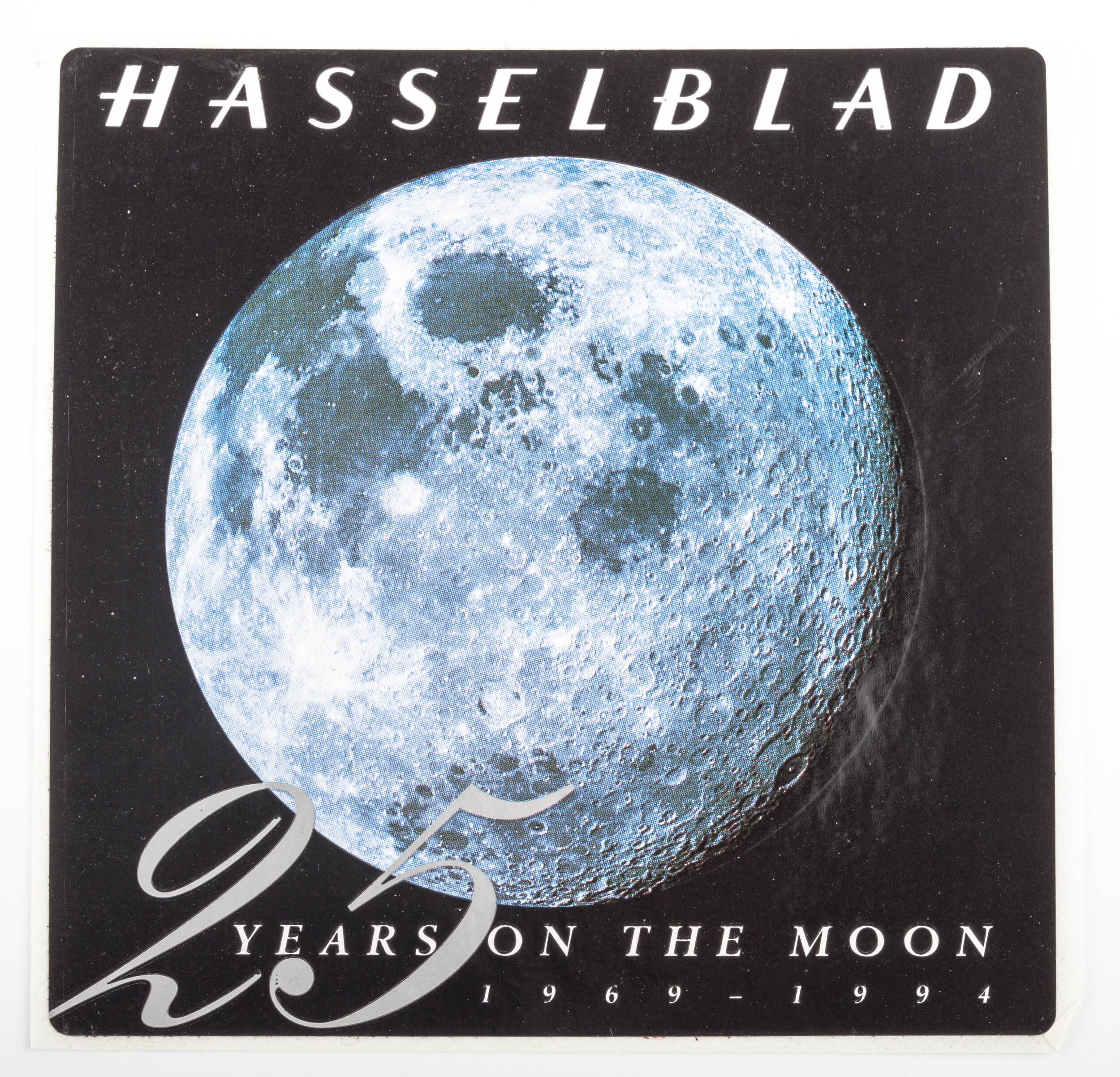 Hasselblad Sticker "25 Years on the moon 1969-1994"