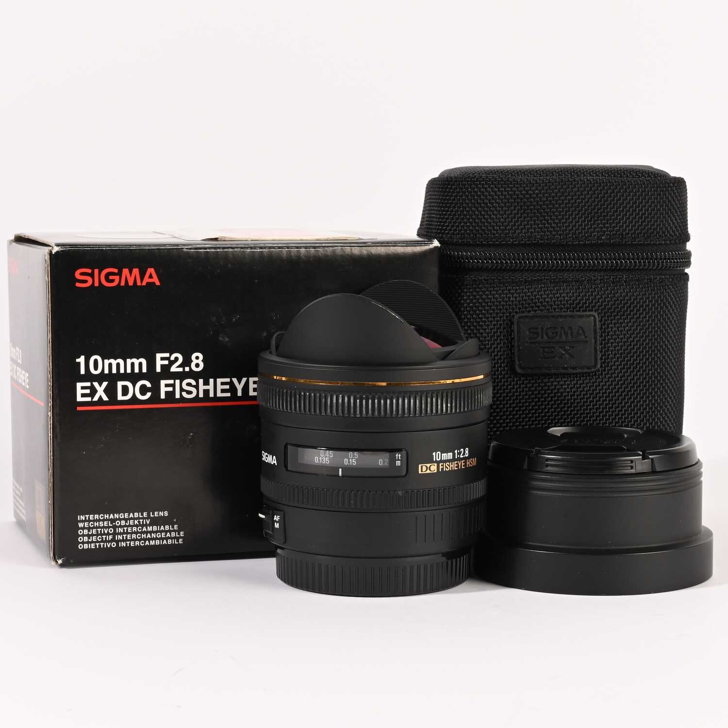 Sigma 10/2,8 EX DC HSM Fisheye Canon AF