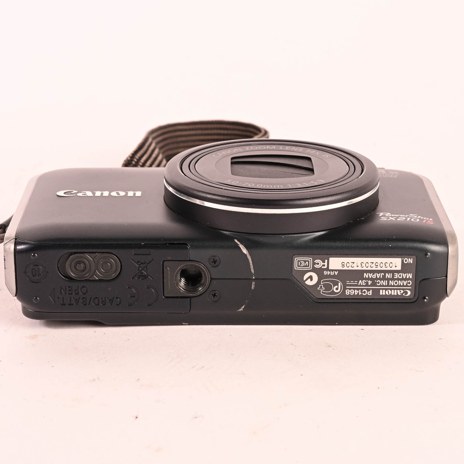 Canon PowerShot SX210 IS 14.1MP 14x optical Zoom Digital Camera Schwarz