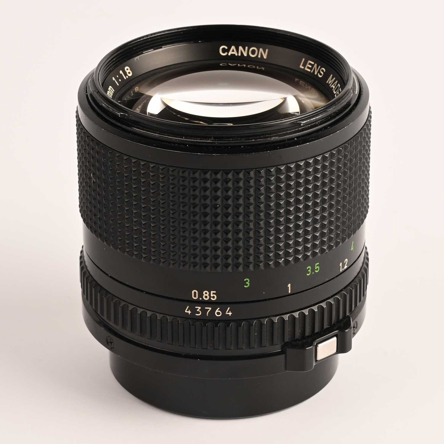 Canon Lens FD 85/1,8 Canon FD 85mm f/1.8 Portrait