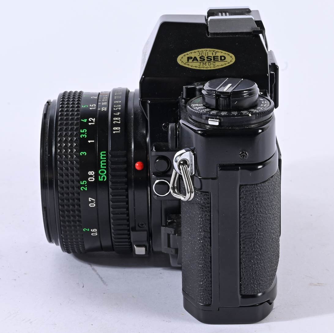 Canon A-1 Spiegelreflexkamera 35mm 50mm F/1.8 schwarz