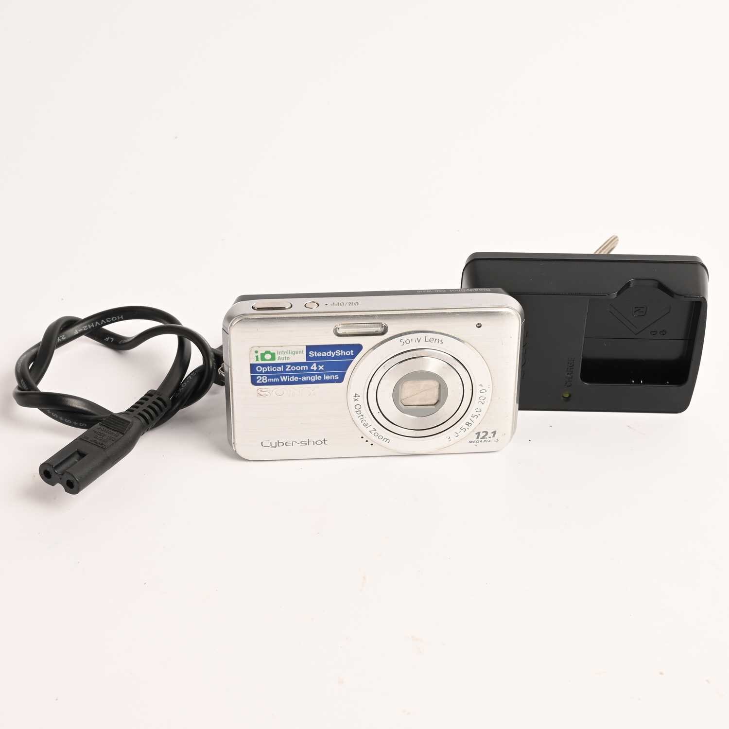 Sony Cyber-shot DSC-W310 12.1MP Kompaktkamera Digitalkamera Silber Schwarz