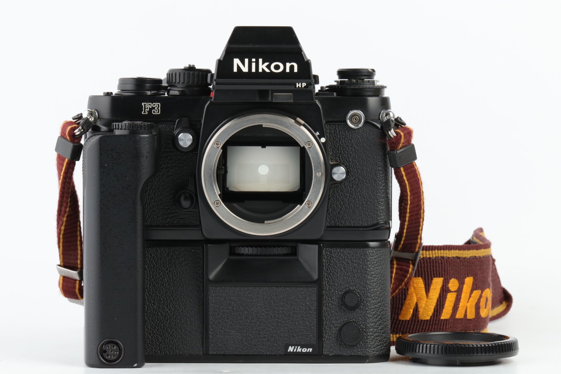 Nikon F3 HP Gehäuse + MD-4 Motor Drive