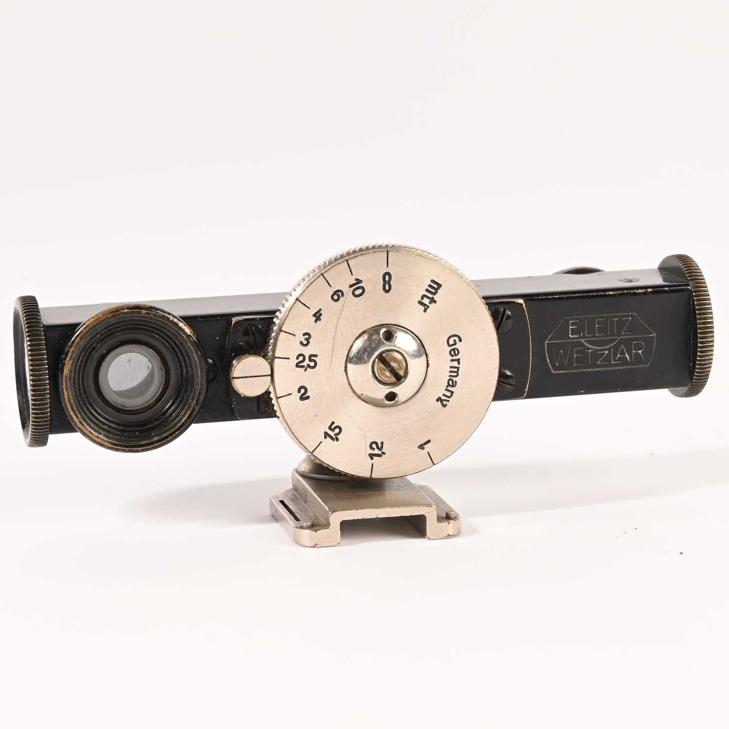 Leitz Leica AFOOK Entfernungsmesser range finder black nickel export model Germany