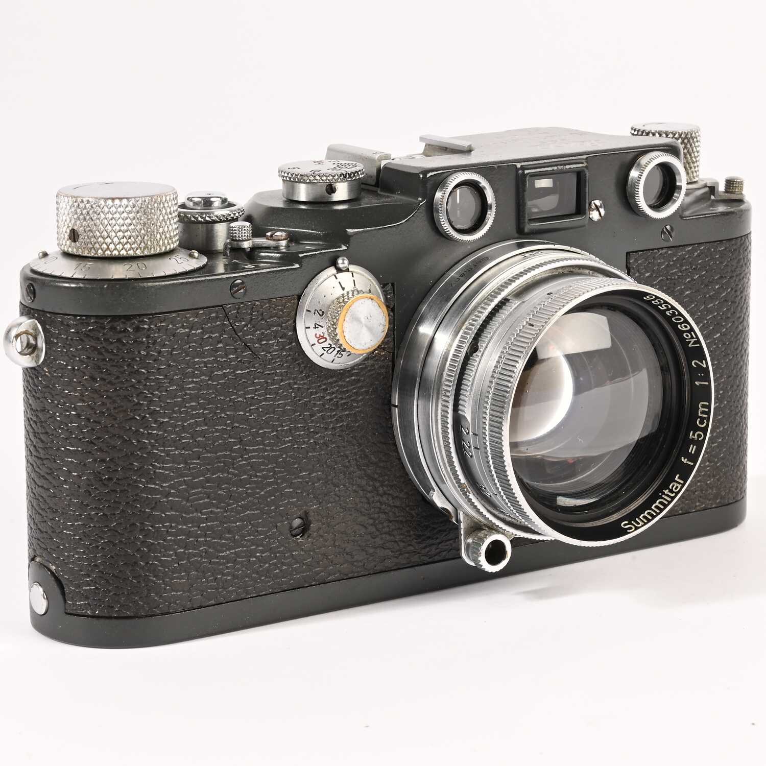 Leitz Leica IIIC gray No 380916 Summitar 2/5cm Wartime1941 original