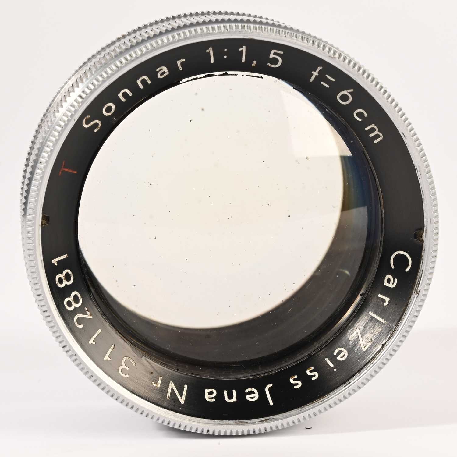 Carl Zeiss jena Sonnar T 1,5/ 6cm Leica M39 vary rare
