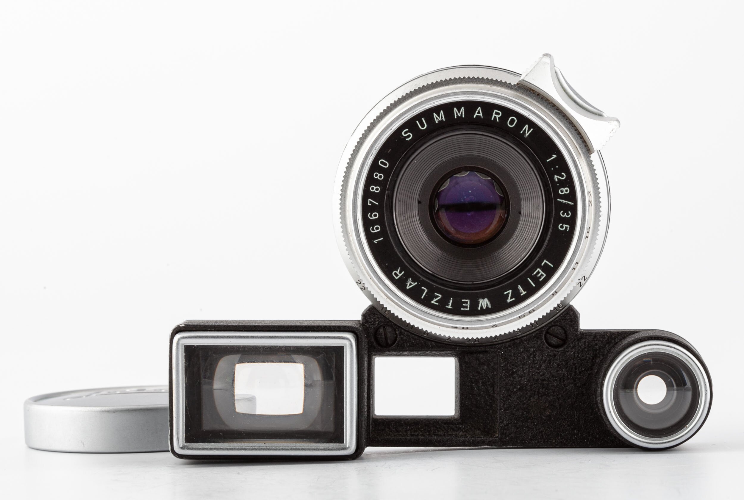 Leitz Wetzlar Leica M Summaron 2,8/35mm Brille M-Bajonett chrom