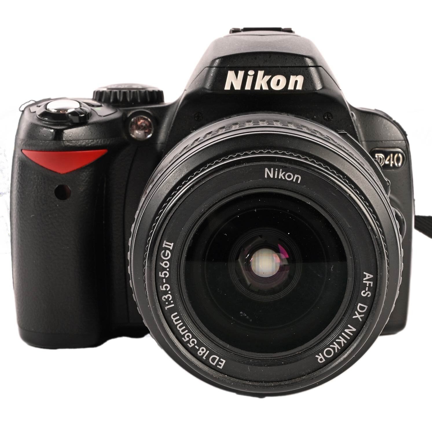 Nikon D40 6.1MP Digitalkamera  II AF-S DX 18-55mm 55-200 Objektiv