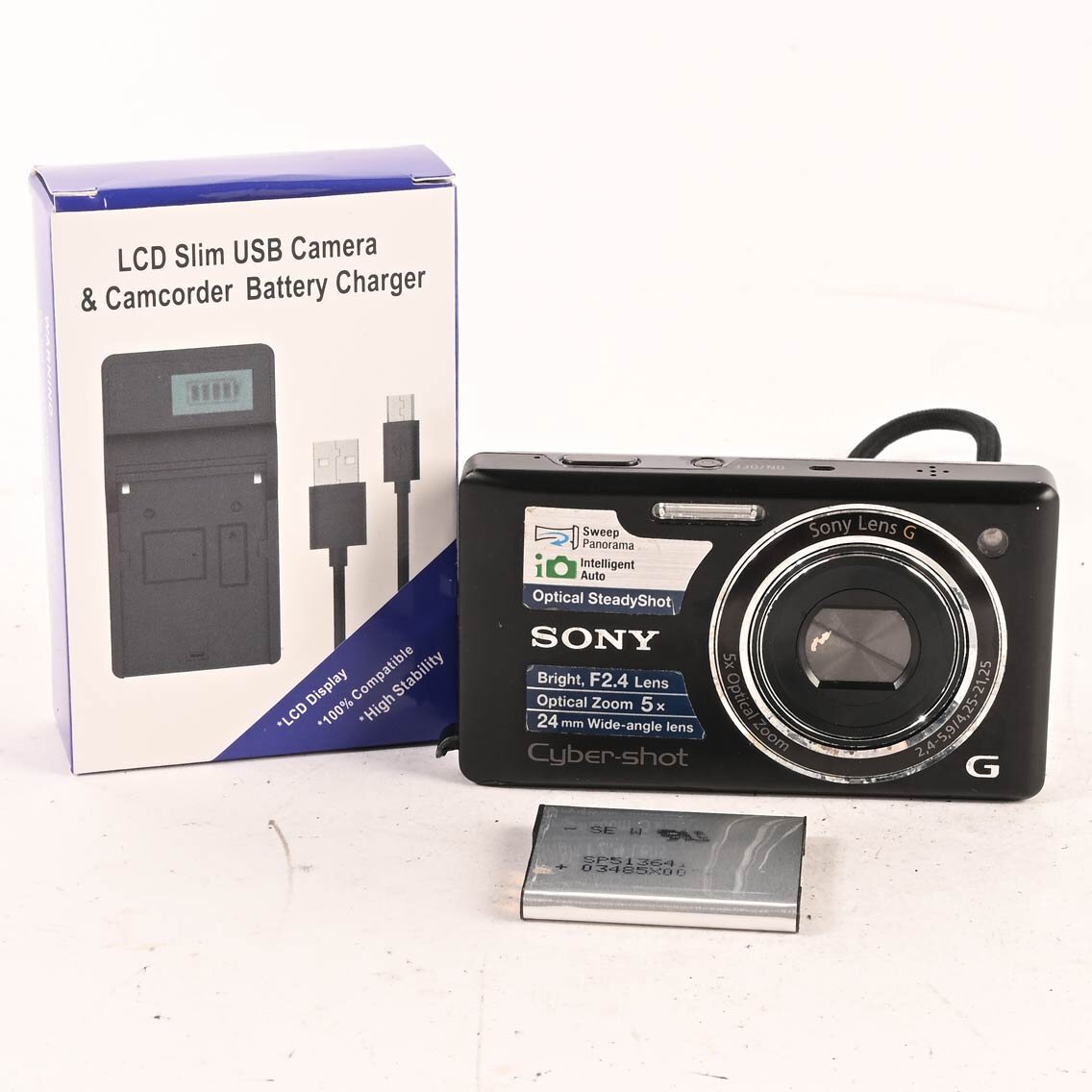 Sony Cyber shot DSC-W380 14,1 MP 5,0x kompakte Digitalkamera