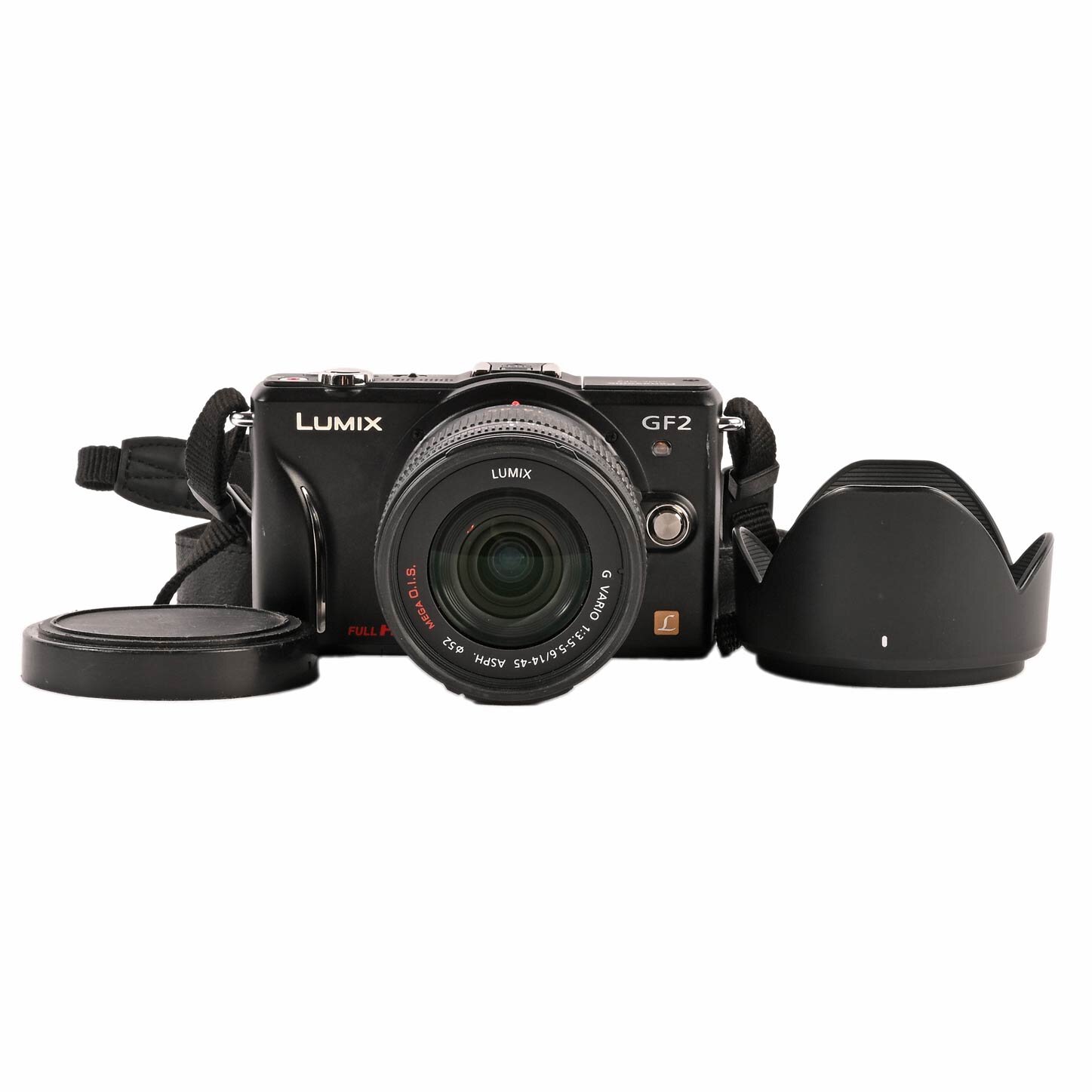 Panasonic LUMIX DMC-GF2K 12.1MP Digitalkamera schwarz