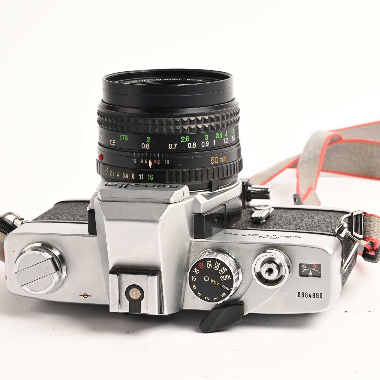 Minolta SRT303b mit MD Rokkor 1:1.7 /50mm