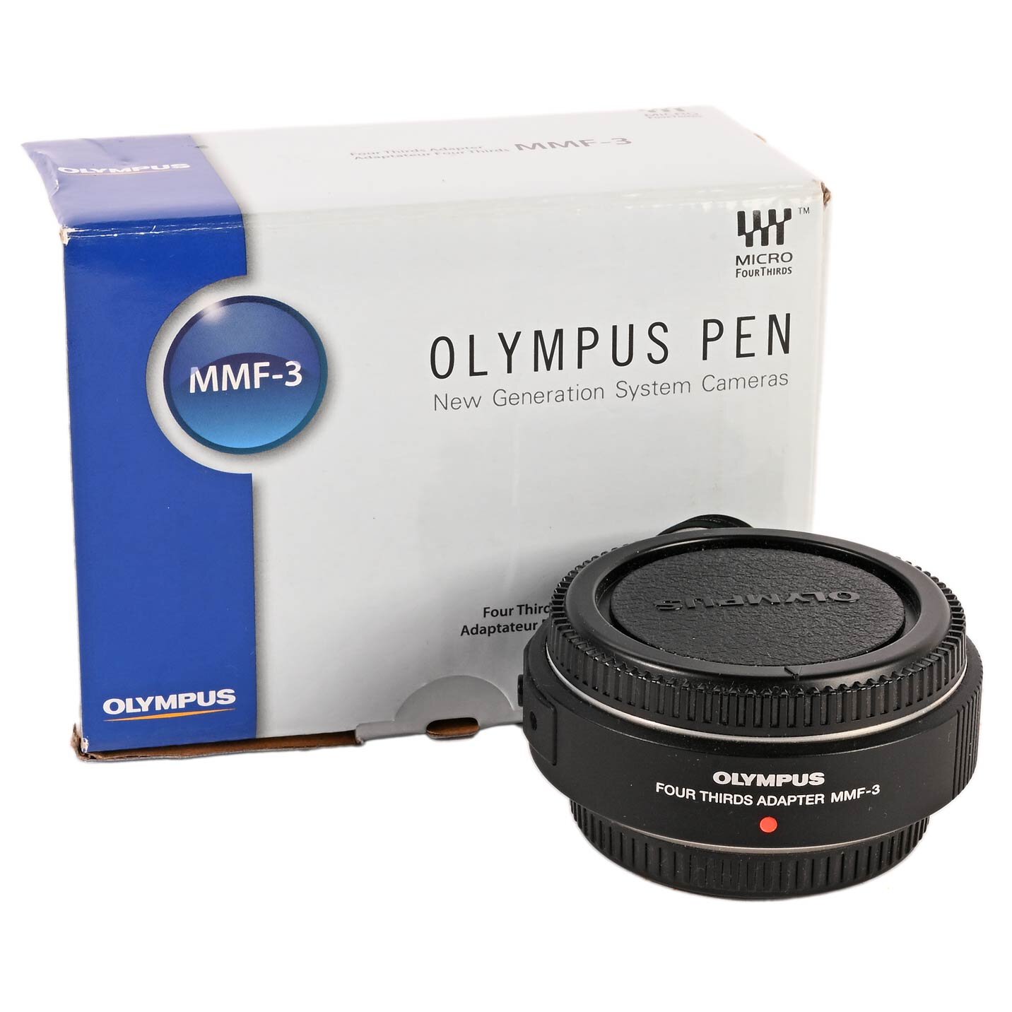 Olympus MMF-3 FT/m.FT Adapter - Four Third Objektiv an m.FT Kamera
