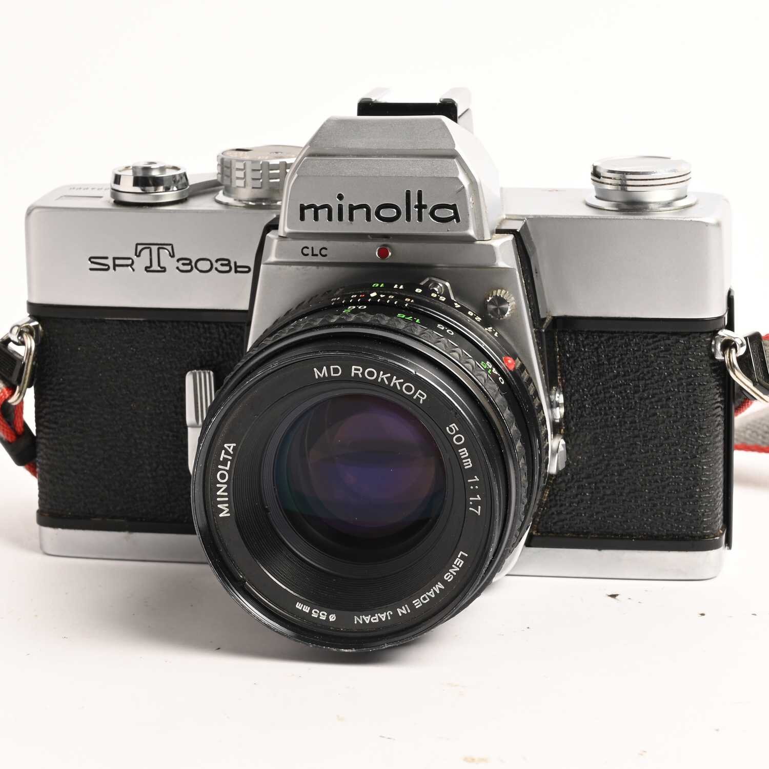 Minolta SRT303b mit MD Rokkor 1:1.7 /50mm