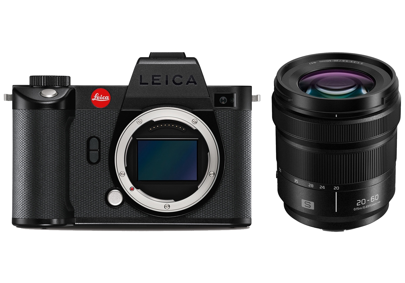 Leica SL2-S schwarz 10880 inkl. Panasonic Lumix S 20-60mm 1:3,5-5,6 L-Mount
