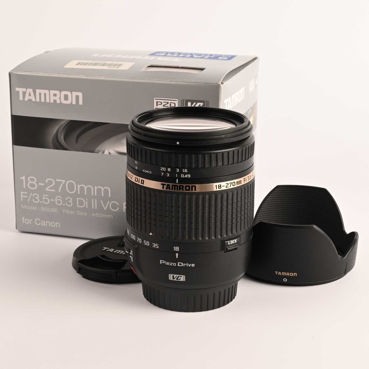 Tamron 18-270mm F3.5-6.3 Di II VC PZD AF Zoomobjektiv Canon EF
