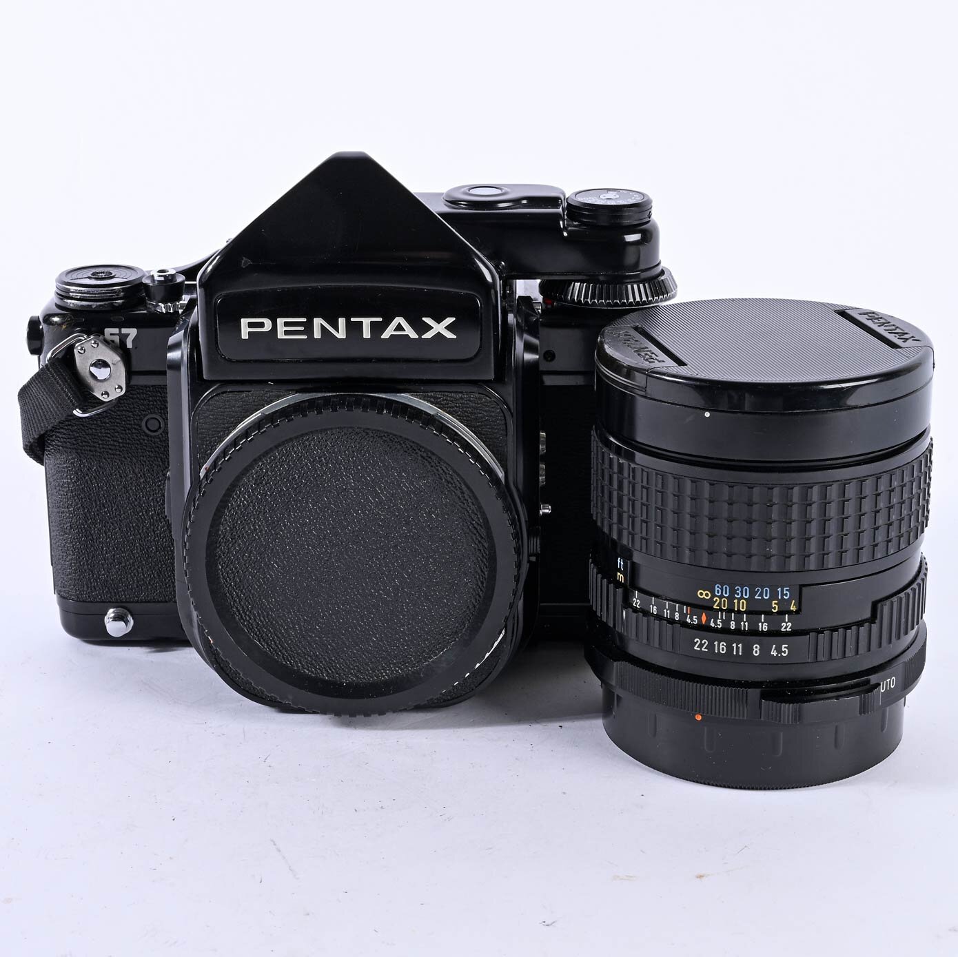 Pentax 67 TTL Prism Pentax Super-Multi-Coated Takumar 75mm F/4.5