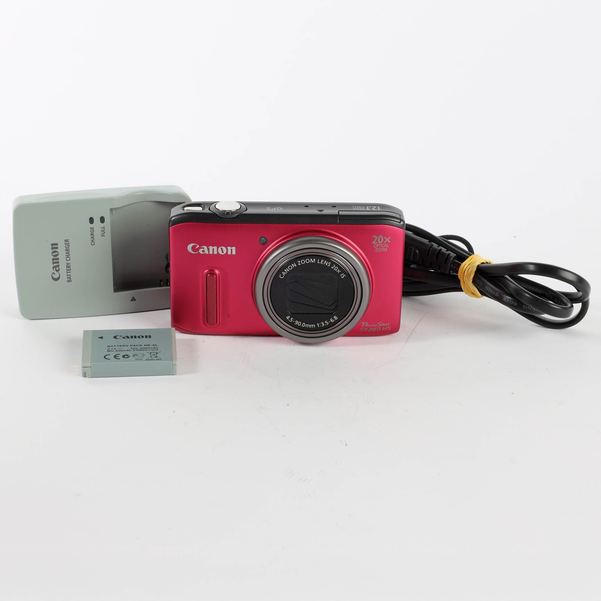 Canon Powershot SX260 HS 12,1 MP 20X Optical Zoom GPS Digital Camera