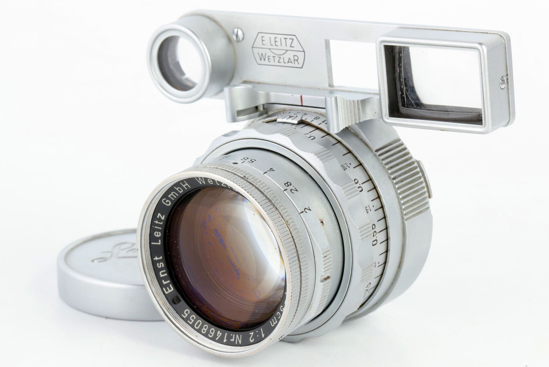Leica M Summicron-M 2/50mm mit Brille chrom dual range 11918