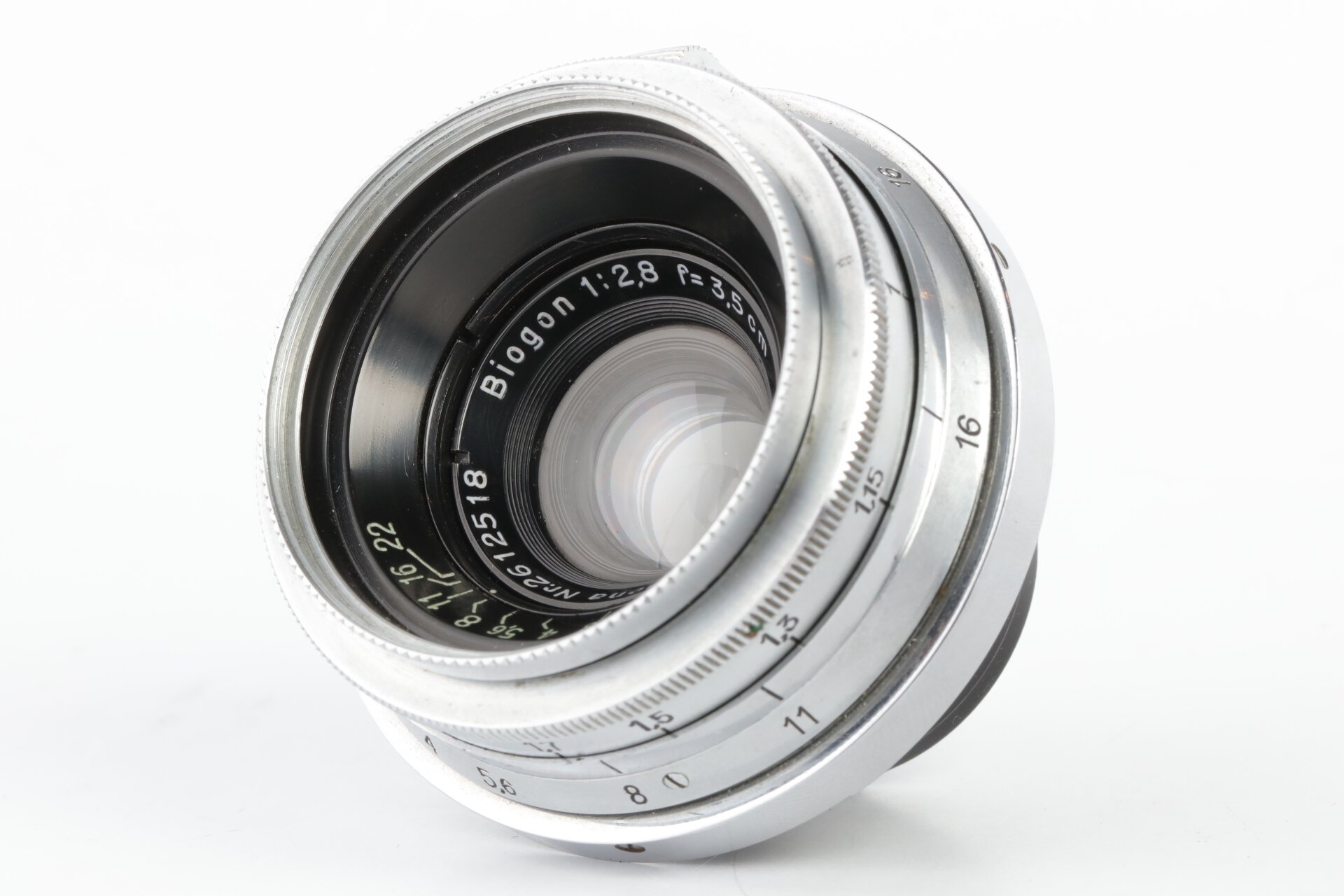 Carl Zeiss Jena Biogon 2,8/3,5cm Contax RF