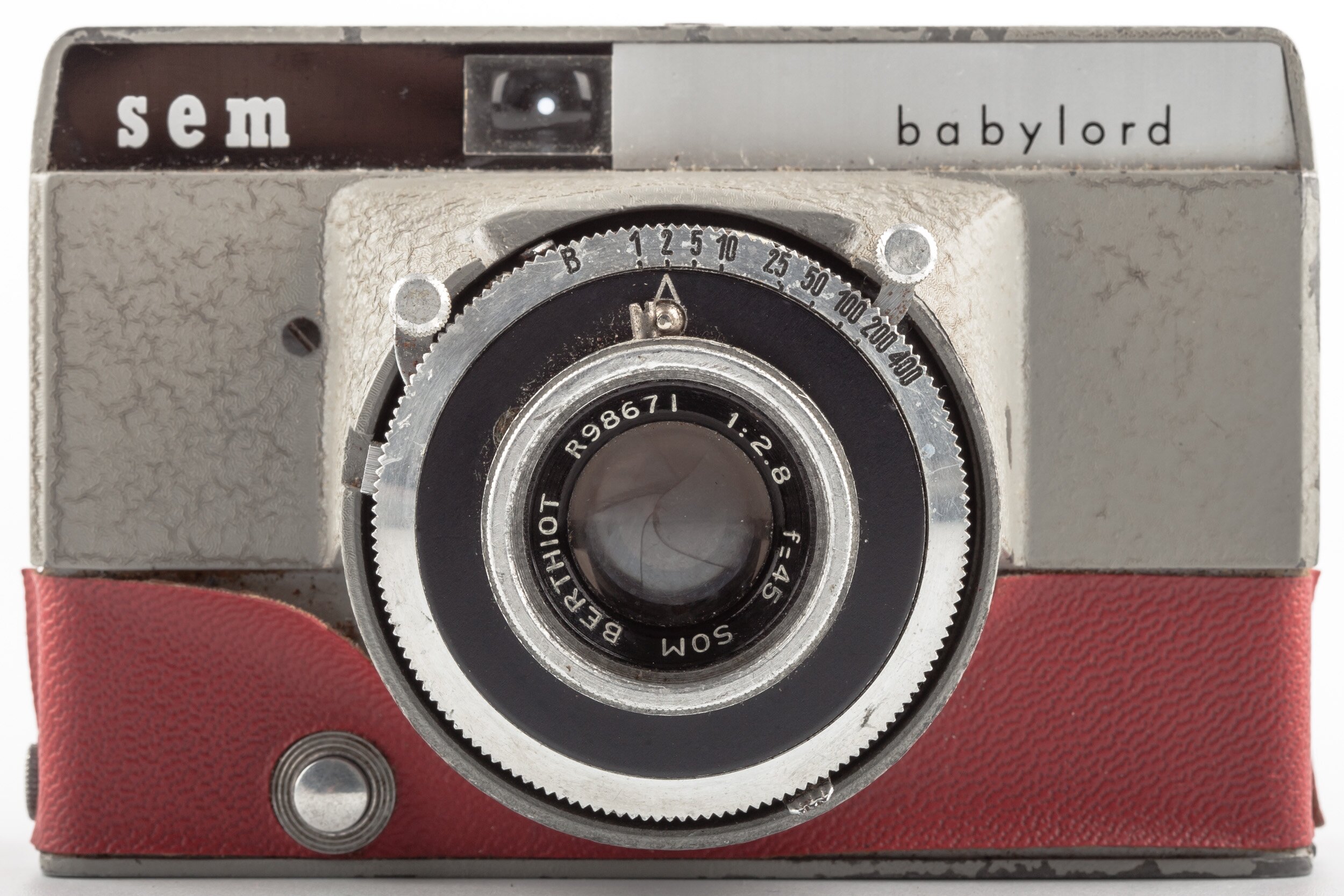 Sem babylord mit Som Berthiot 2,8/45mm rot Vintage