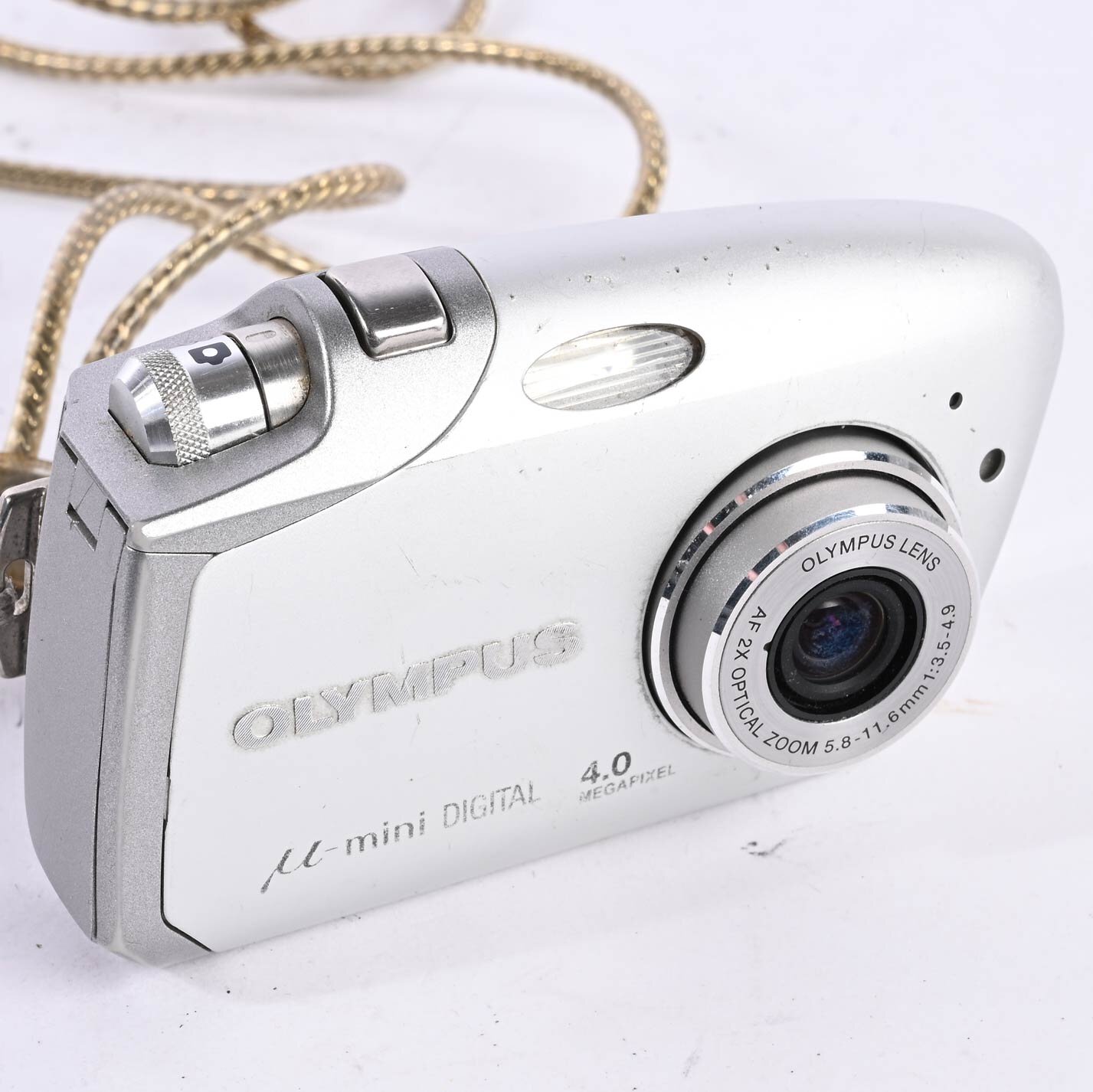 Olympus Mju Mini Digital Kamera Digitalkamera Digicam silber 4.0 MP