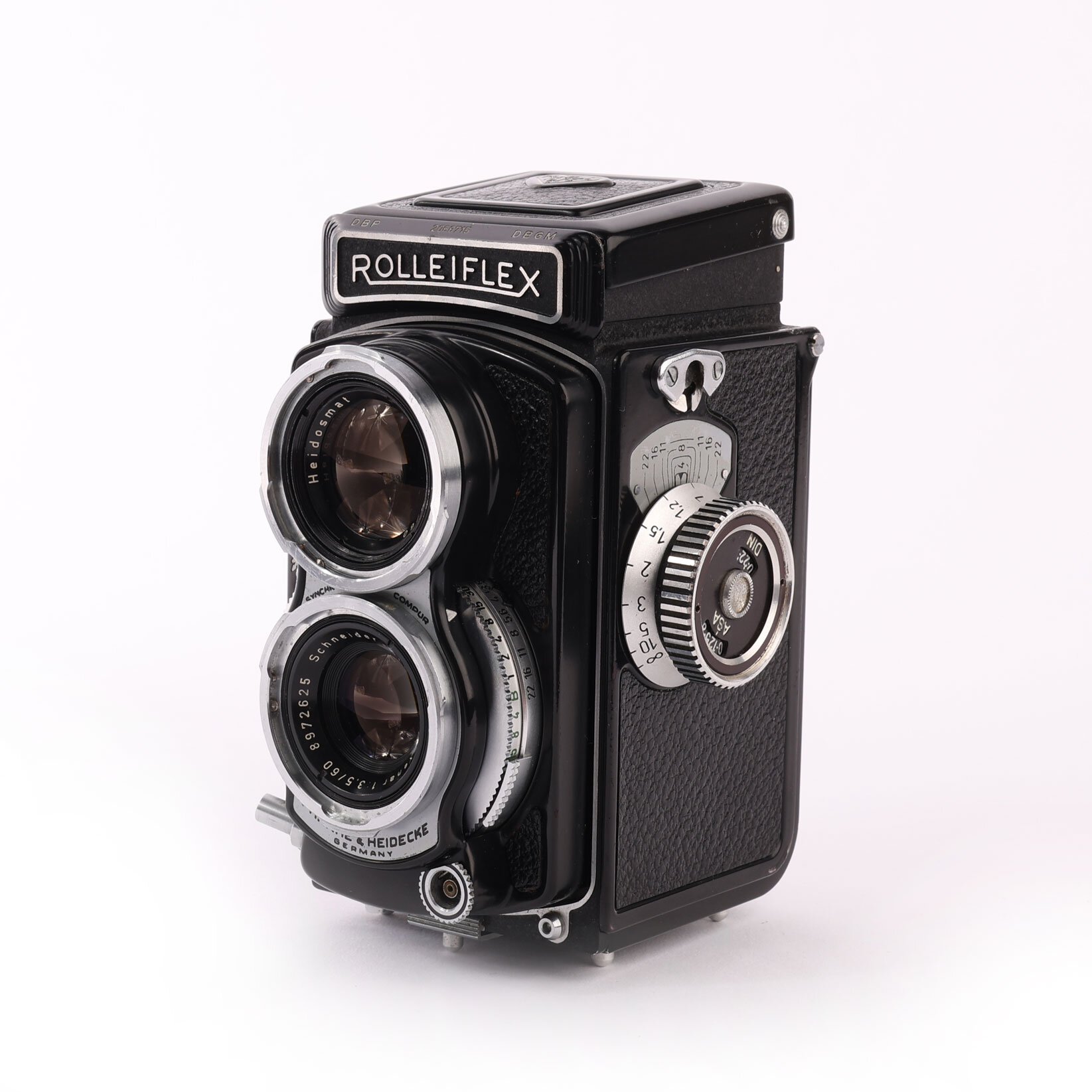 Rolleiflex 4x4 Xenar 3.5/60mm 1963 Schwarz Baby