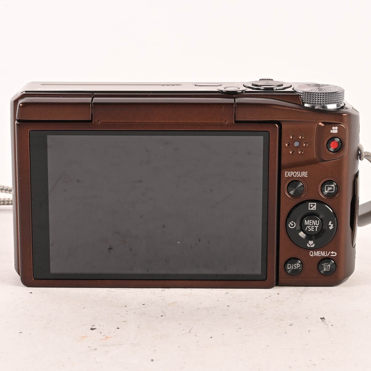 Panasonic Lumix DMC-TZ58 Braun Digitalkamera Tiptop 16MP 20x Zoom