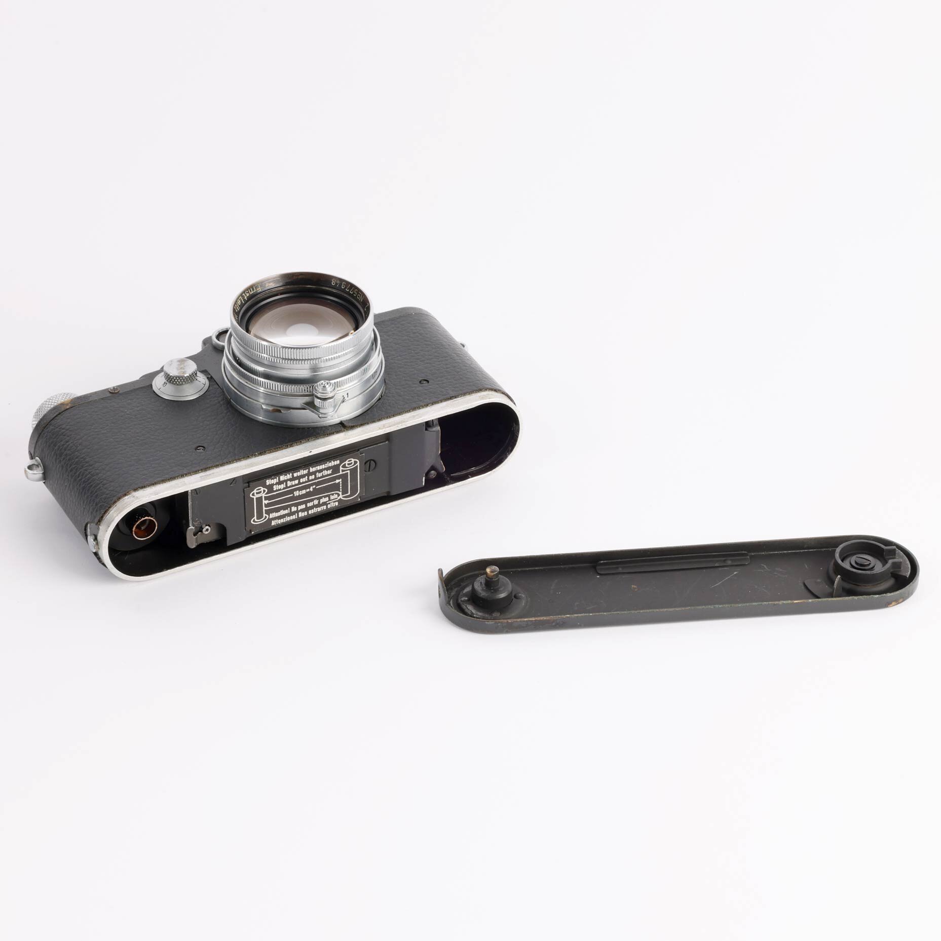 Leica IIIc grau grey lackiert No 387526 Summitar 2/5cm L