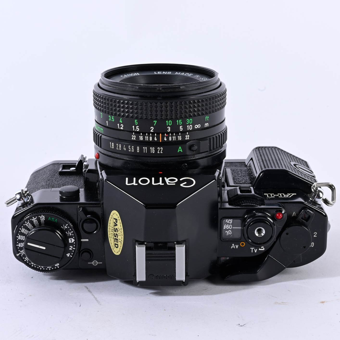 Canon A-1 Spiegelreflexkamera 35mm 50mm F/1.8 schwarz