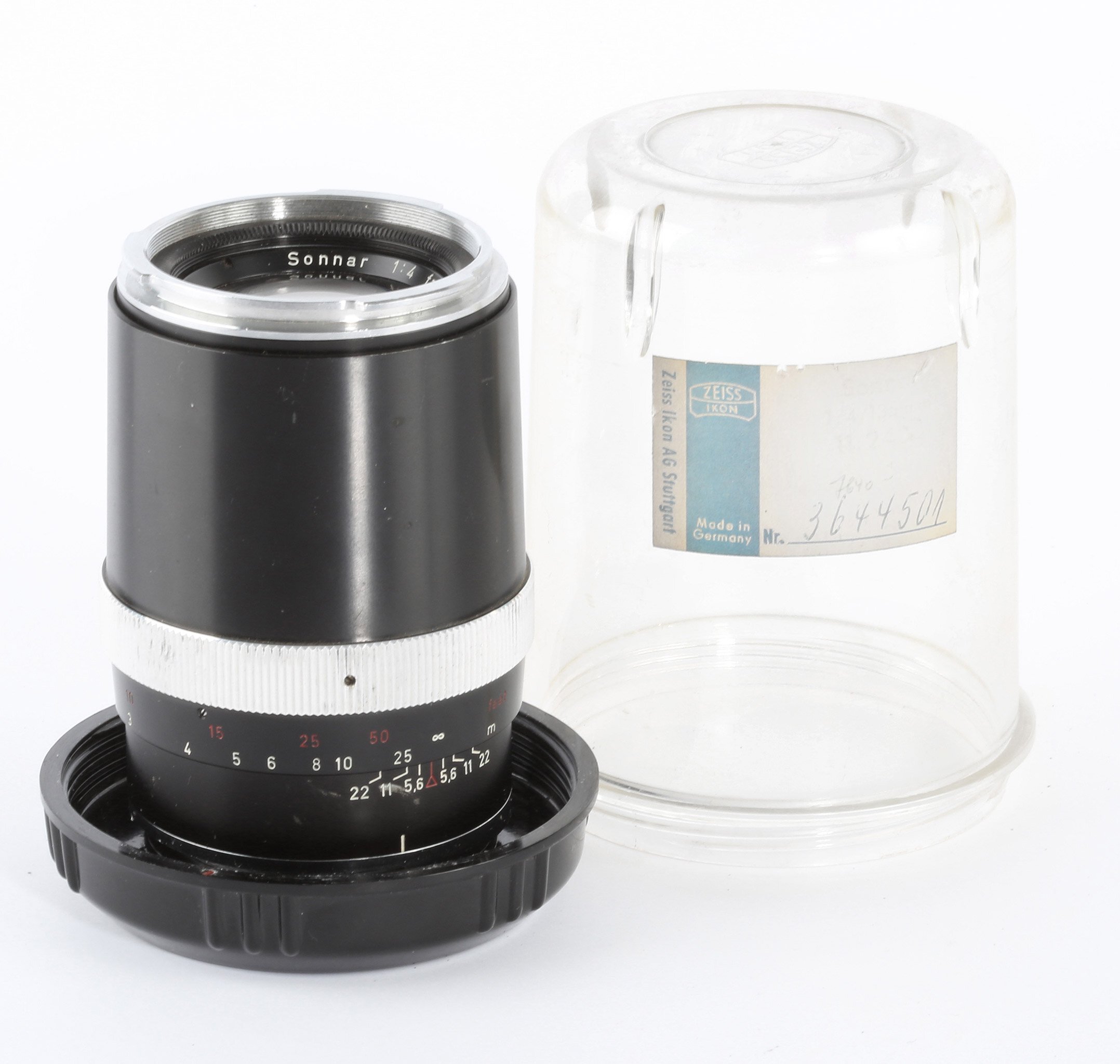 Carl Zeiss Sonnar 4/135mm black f.Contarex