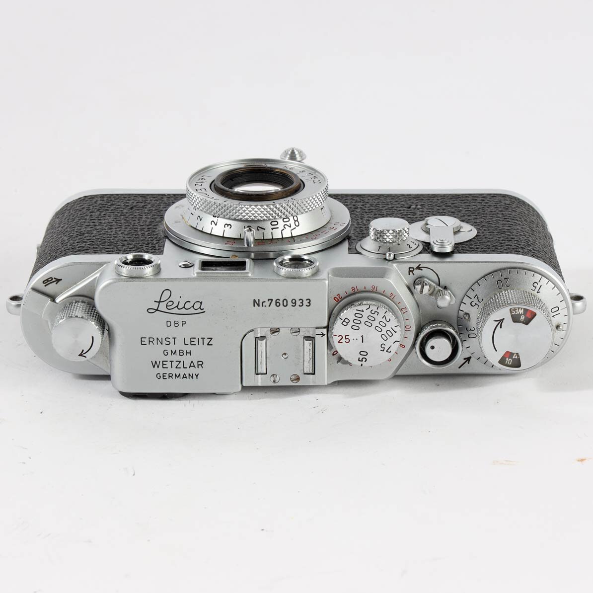 Leica If mit roten Kontaktzahlen Elmar 5 cm/3,5