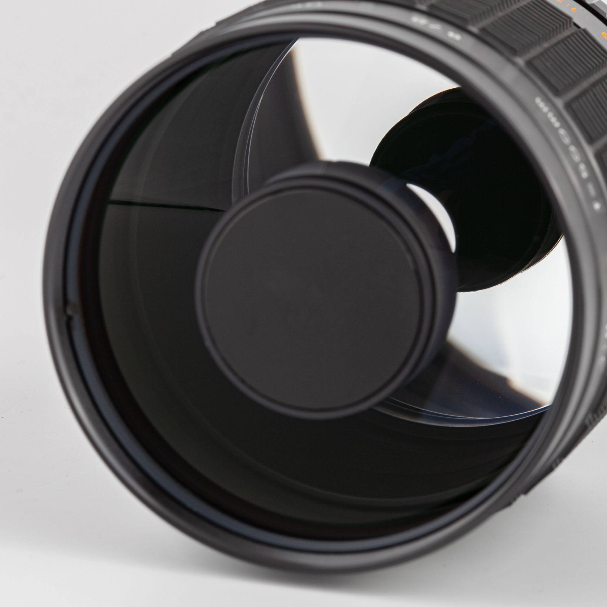 Spiegel Objektiv Exakta Mirror Lens 500mm/8 MC Makro mit Pentax PK T2 Adapter
