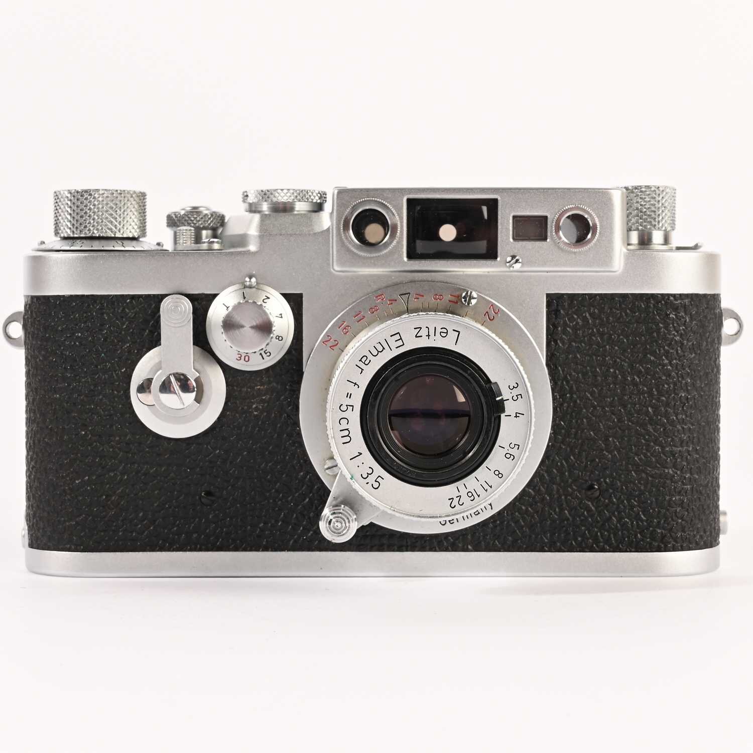 Leitz Leica IIIG Gehäuse Body 3G Leitz Elmar 5cm 3,5 Red Scale