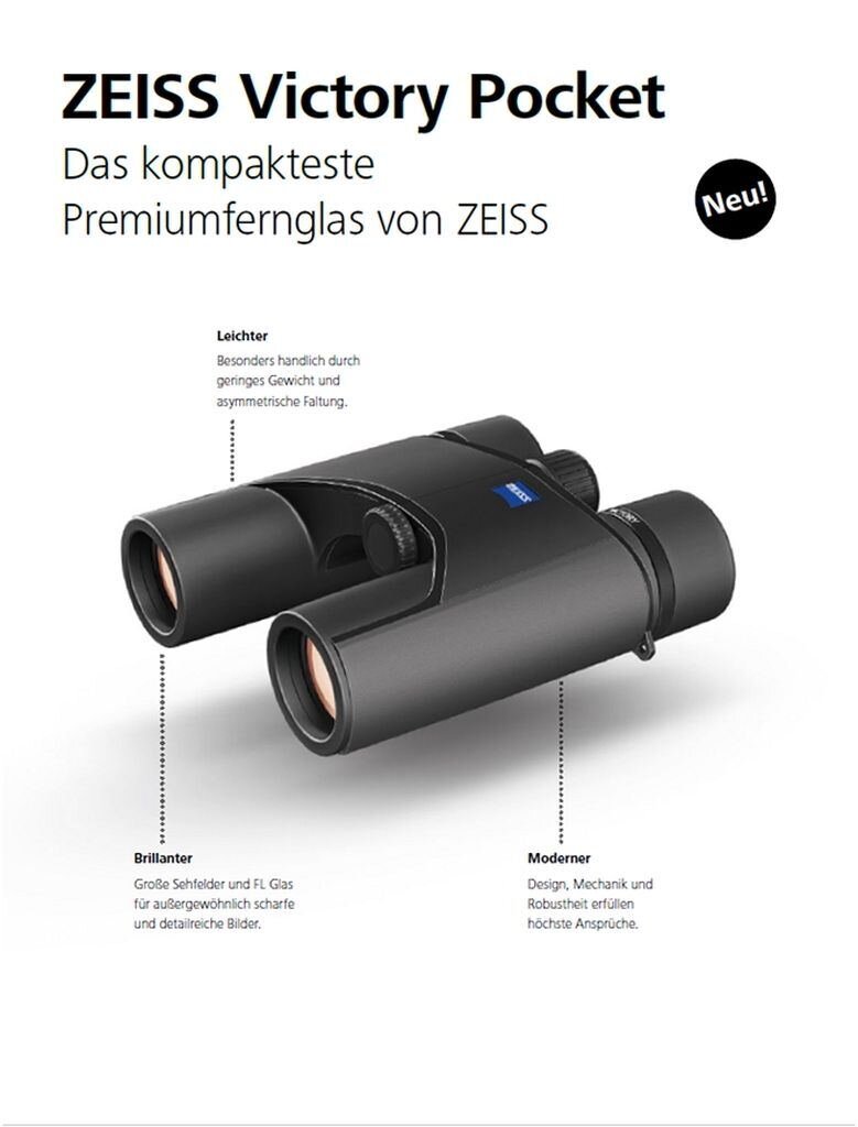 Zeiss Victory Pocket 10x25 schwarz