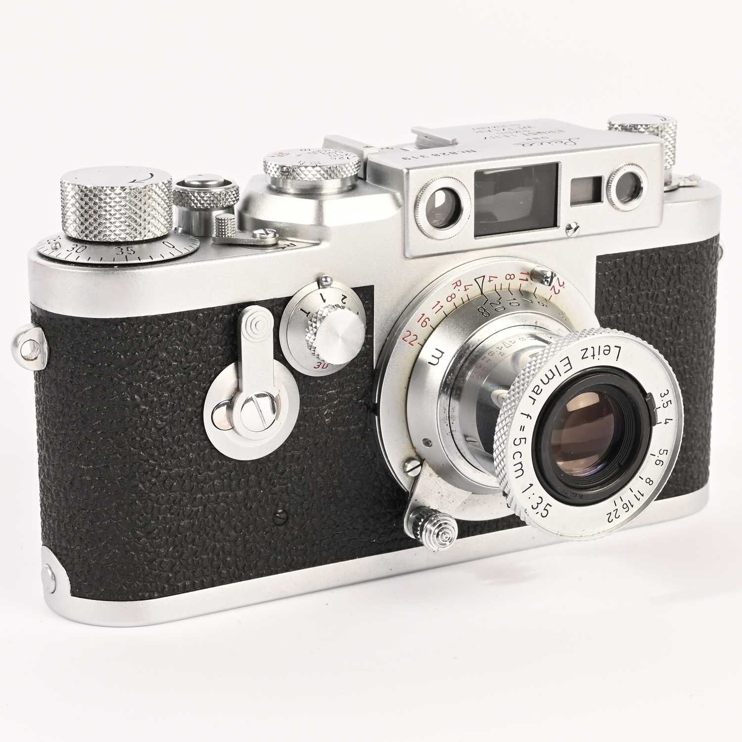 Leitz Leica IIIG Gehäuse Body 3G Leitz Elmar 5cm 3,5 Red Scale