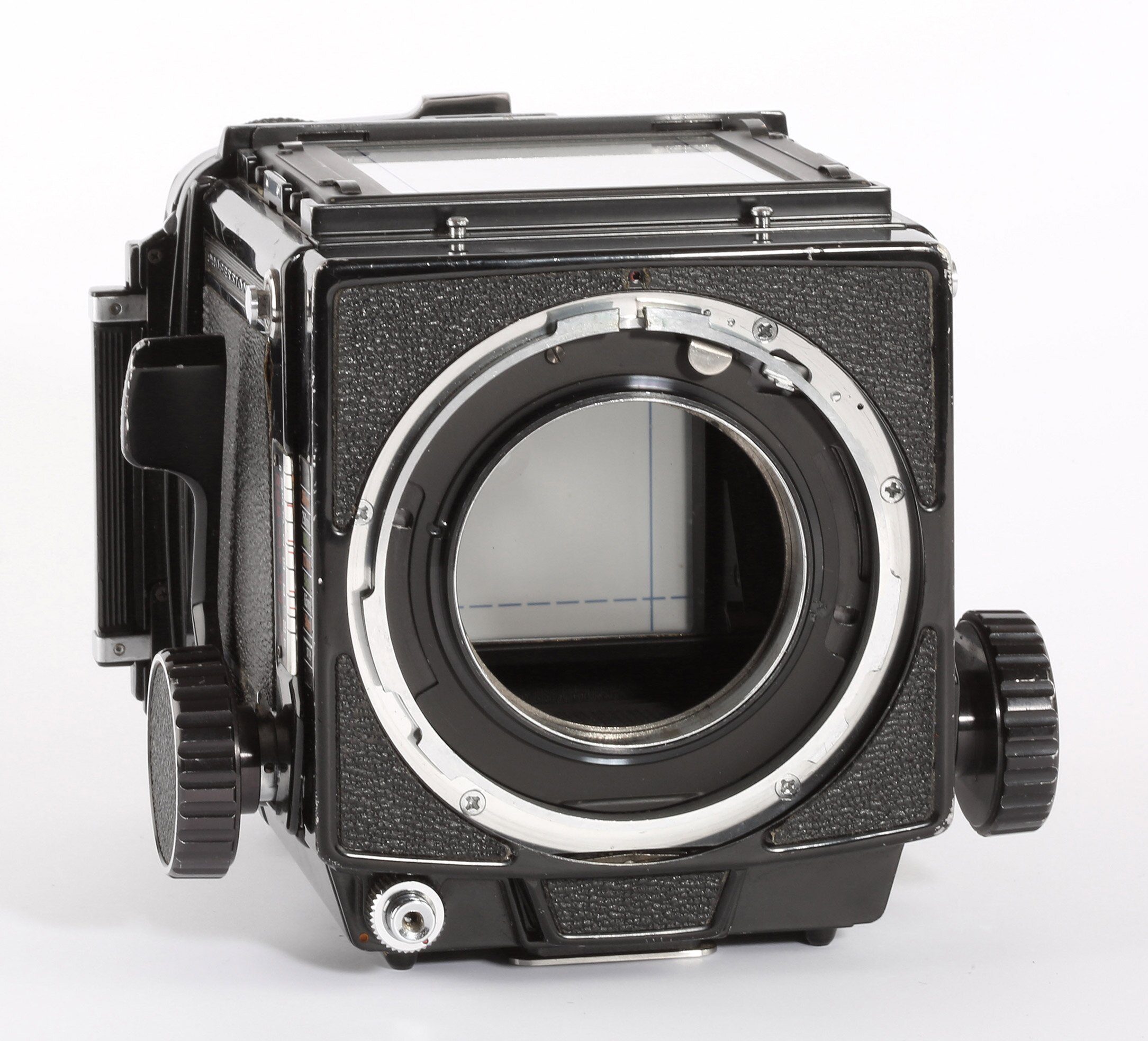 Mamiya RB67 Professional mit 127mm f3,8 und CS Prismensucher