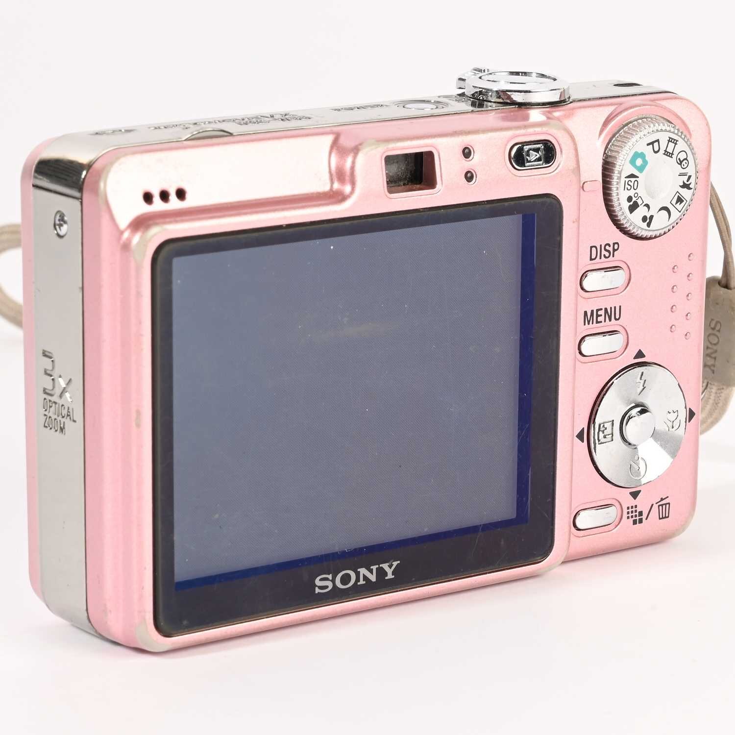 Sony Cybershot DSC-W55 Digitalkamera 7.2 MP rosa