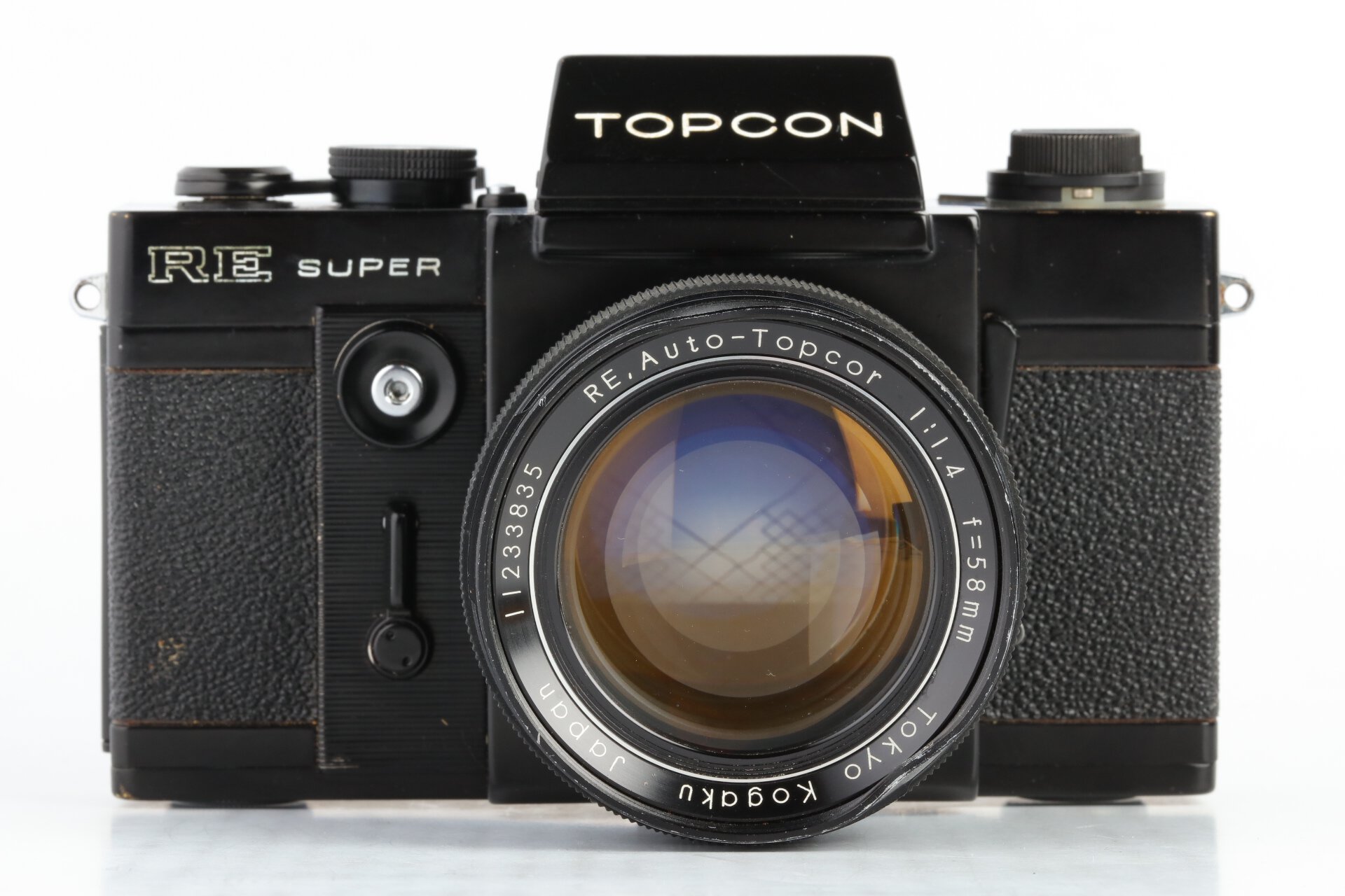 Topcon RE super schwarz + Auto-Topcor 1,4/58mm Tokyo Kogaku Japan