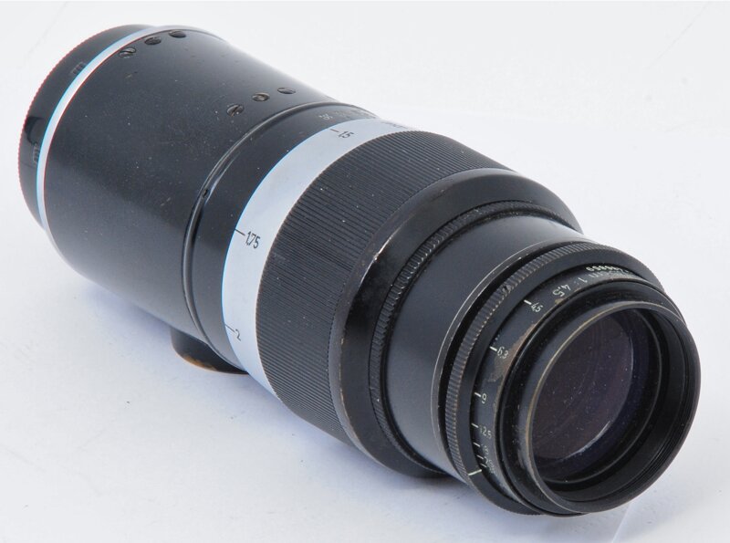 Leica Schraub 1:4,5/13,5 cm Hektor schwarz M39