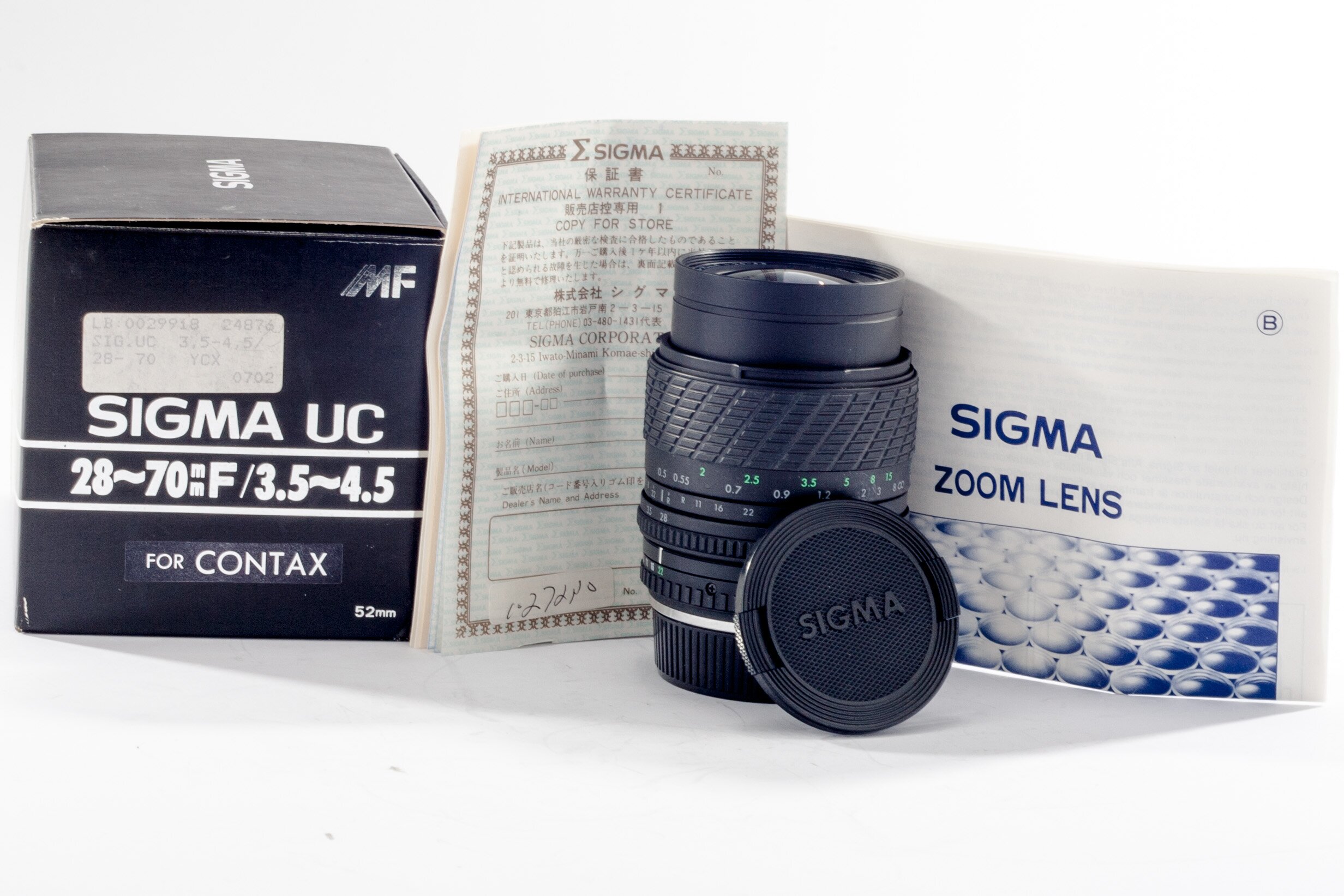Sigma Contax MF 3,5-4,5/28-70mm