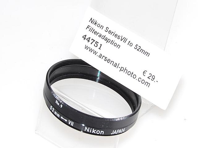 Nikon SeriesVII to 52mm Filteradaption
