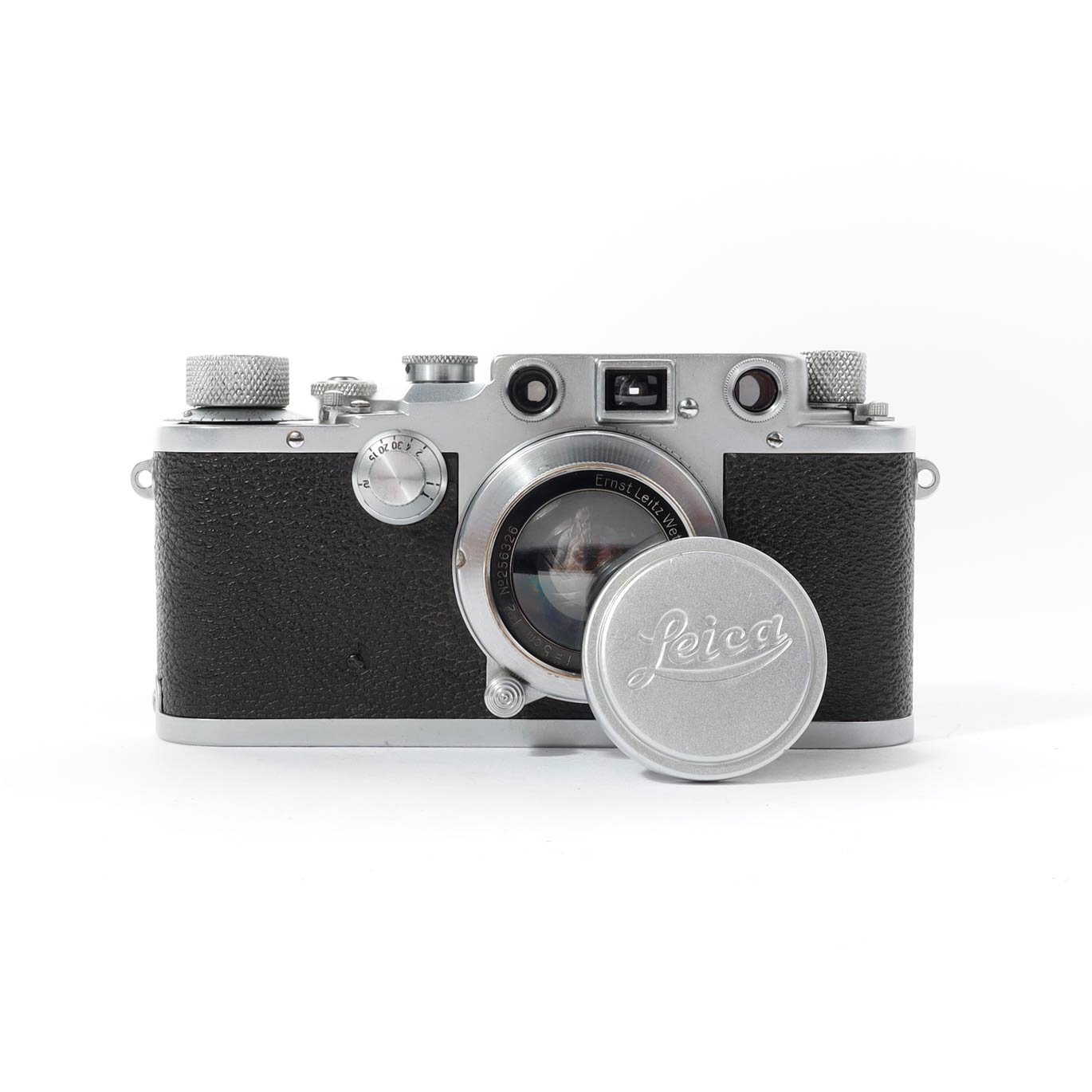 Leitz Leica IIIC war camera red curtain WK2 Summar 2/5cm No 375522