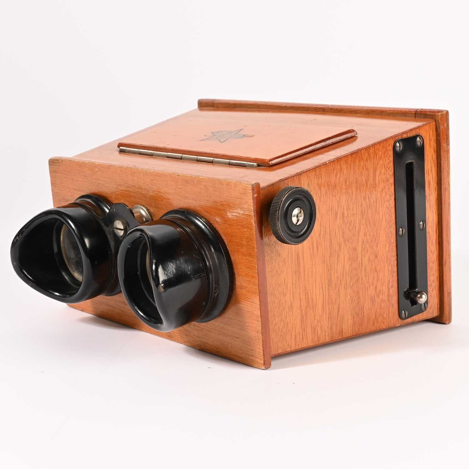 ICA Stereoskop Stereobetrachter Glasplatten