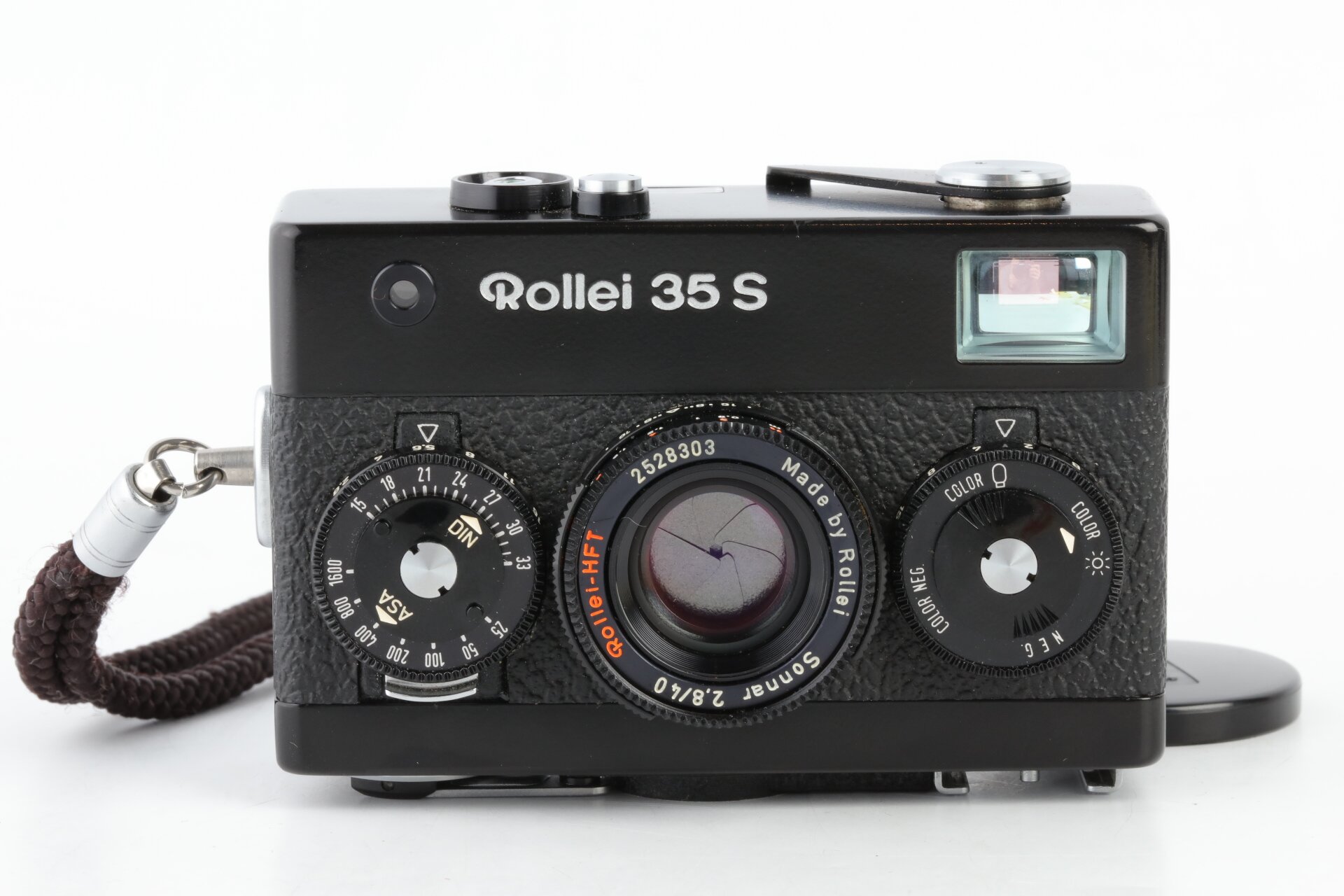 Rollei 35S schwarz mit Sonnar 2,8/40mm Rollei HFT