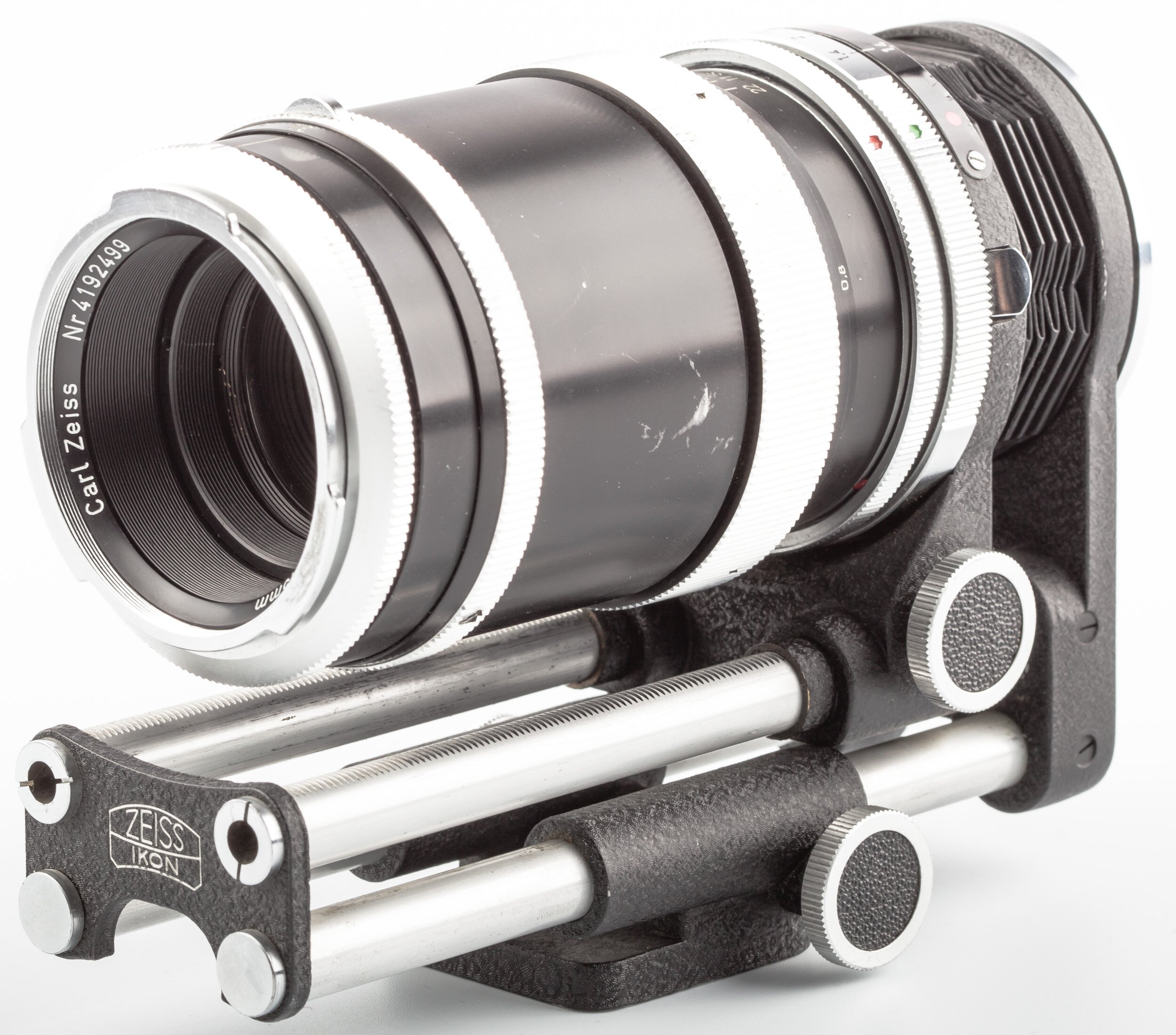 Carl Zeiss Objektiv Tessar 3,5/115 Balgengerät Contarex