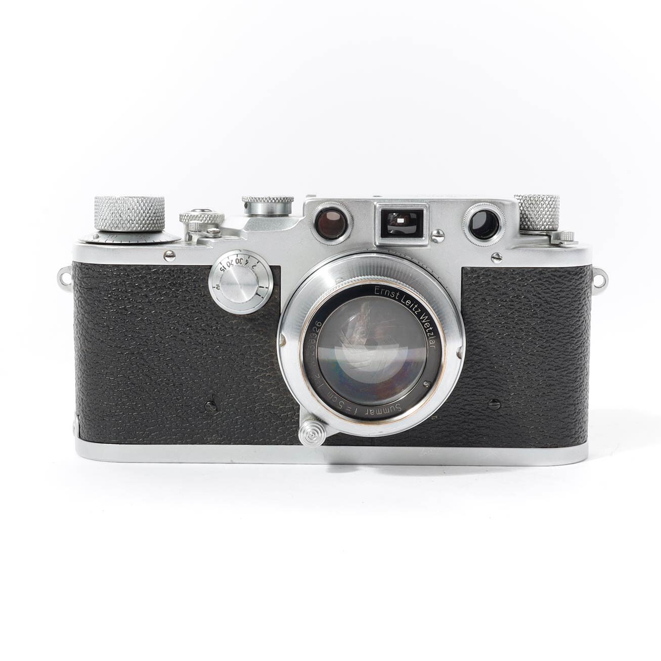 Leitz Leica IIIC war camera red curtain WK2 Summar 2/5cm No 375522