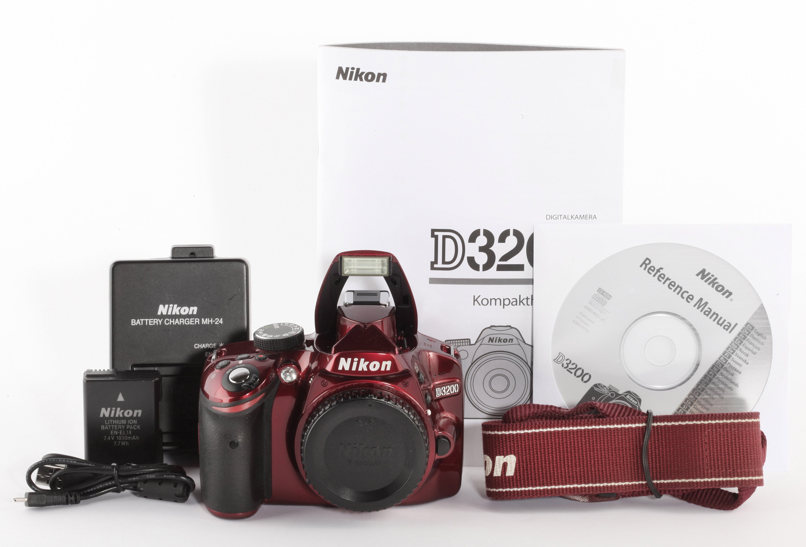 Nikon D3200 rot 46988 Auslösungen